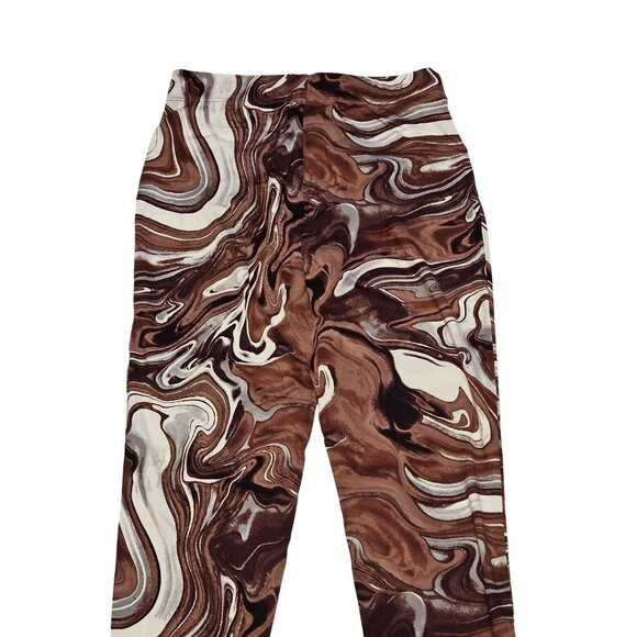 2/$35- Zoe + Phoebe Multi Swirl Print Cutout Leggings Small Women Size Small - Picture 3 of 7